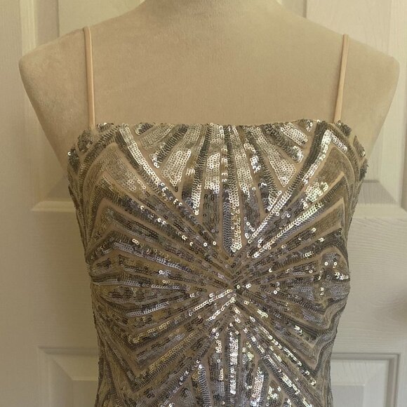 Lulus Dresses & Skirts - LULUS Lost In Your Eyes Silver Sequin Bodycon sz M.